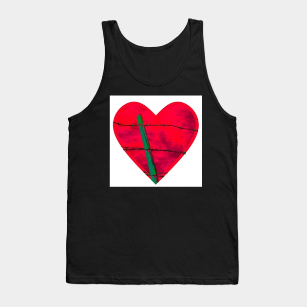 "Guarded" heart image products Tank Top by Mzzart